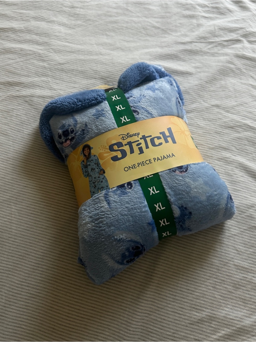 Disney Stitch Plush One-Piece Pajama - Blue
